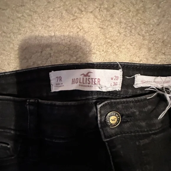 Black Hollister holy jeans​ - Picture 4 of 4